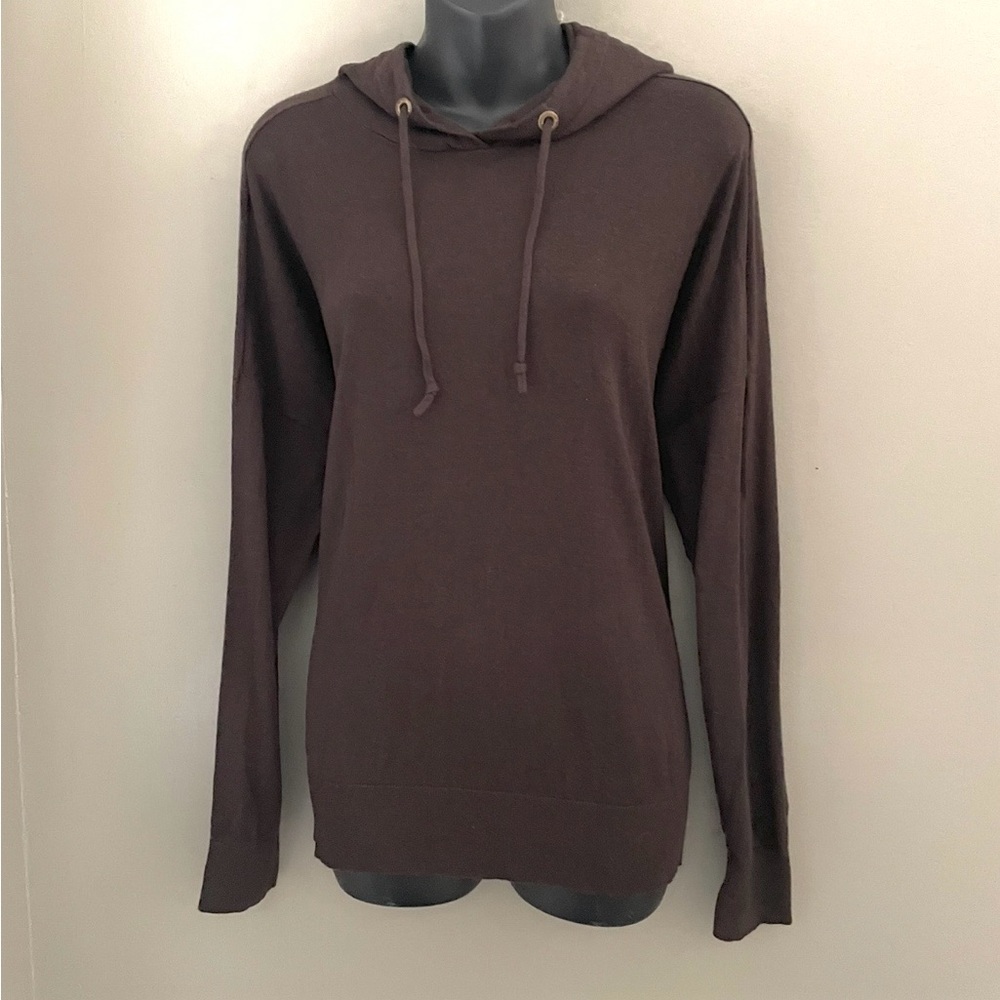 Ralph Lauren Brown Hooded Sweater with elbow patches